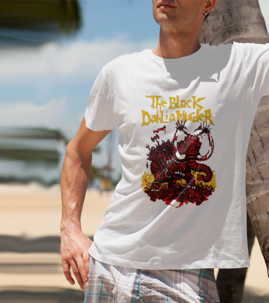 The Black Dahlia Murder Red Mammoth Battle Scene T-Shirt