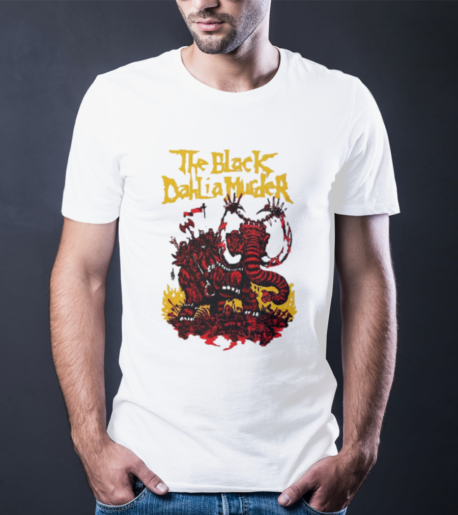 The Black Dahlia Murder Red Mammoth Battle Scene T-Shirt
