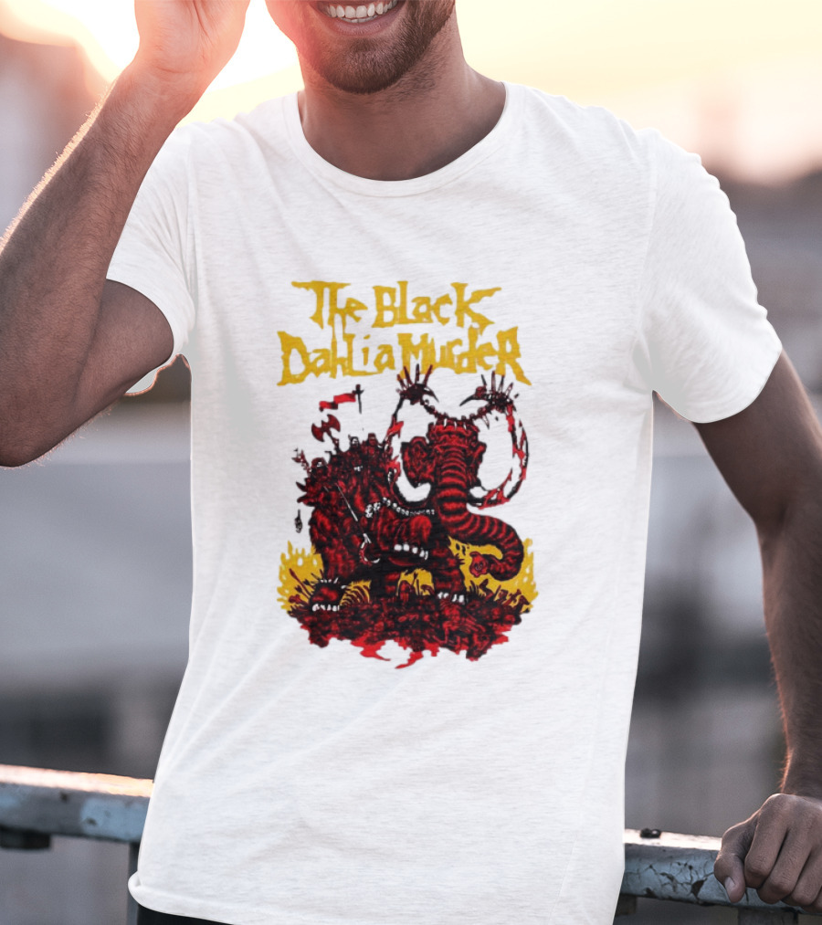 The Black Dahlia Murder Red Mammoth Battle Scene T-Shirt