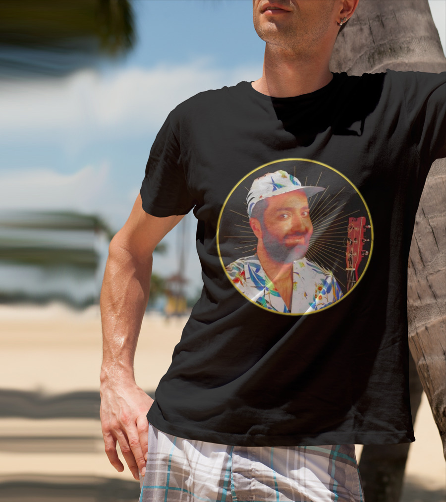 Raffi Is Gold Classic Music Icon With Colorful Shirt And Guitar T-Shirt