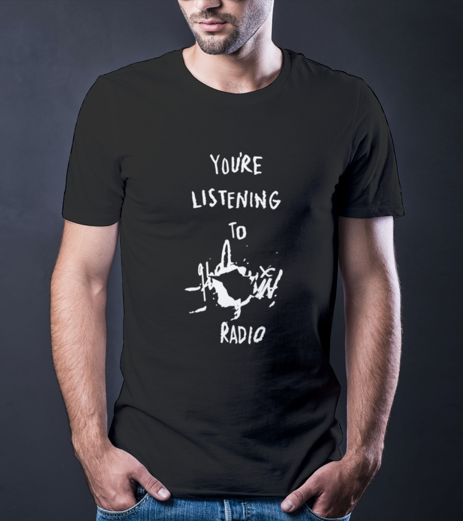 You’re Listening To Radio Static Distortion Subtle Grunge T-Shirt