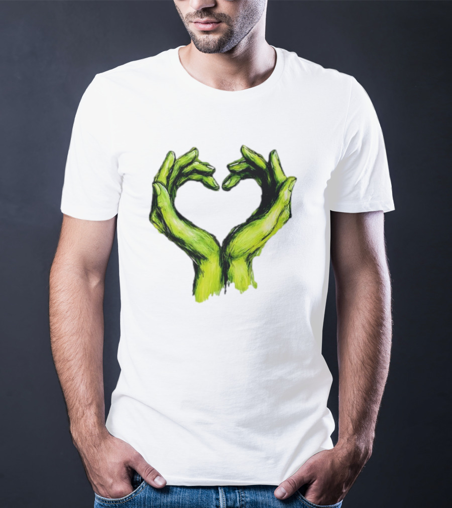 Green Hands Heart Love T-Shirt