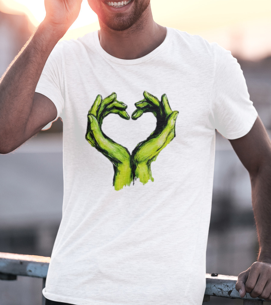 Green Hands Heart Love T-Shirt
