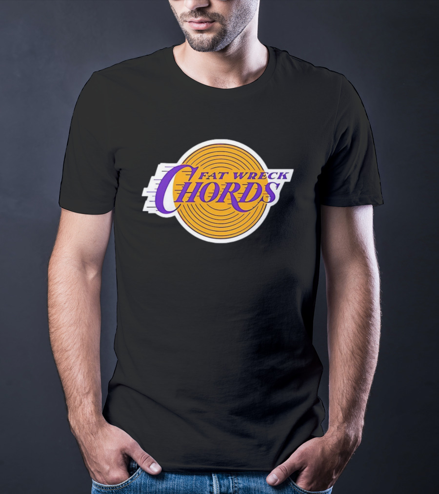 Los Angeles Lakers Fat Wreck Chords Logo San Pedro T-Shirt