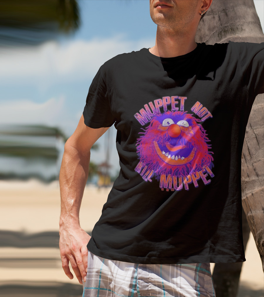 Muppet Not Kill Muppet Animal 1984 T-Shirt
