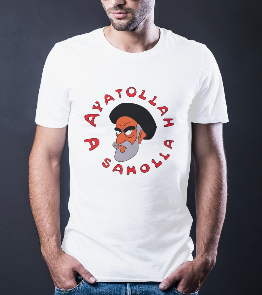 Ayatollah Asaholla Simpsons Iconic Cartoon Character T-Shirt
