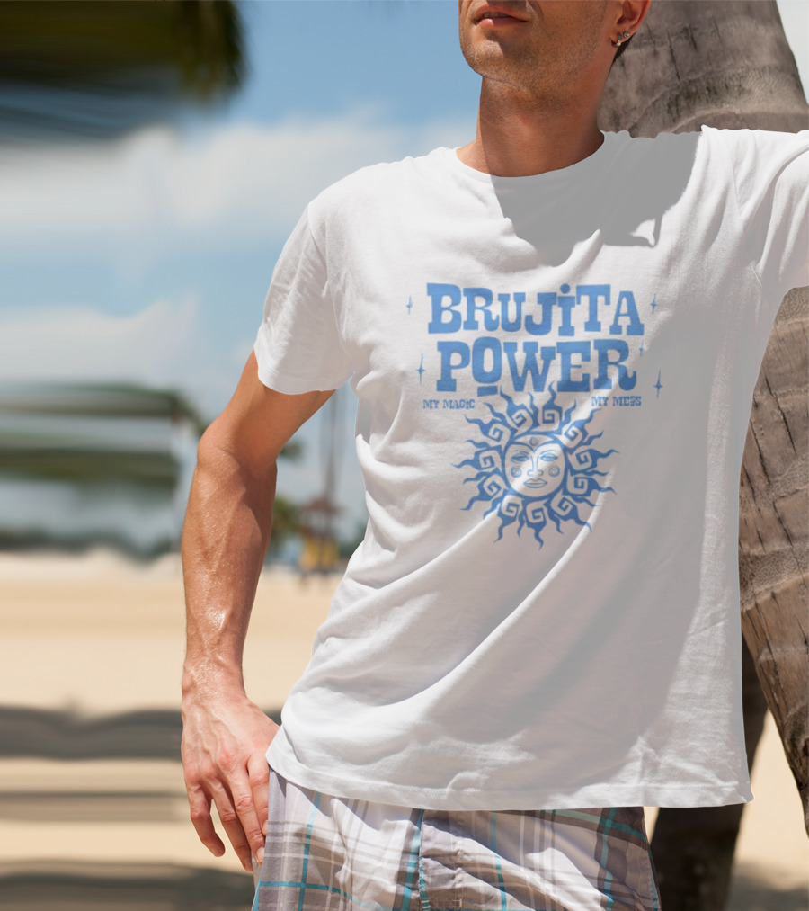 Brujita Power My Magic My Mess Retro Sun T-Shirt