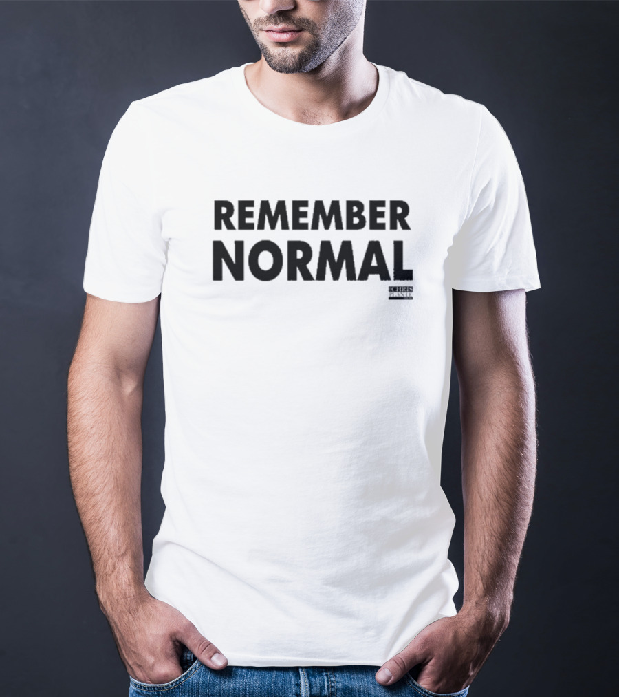 Remember Normal Chris Webby T-Shirt