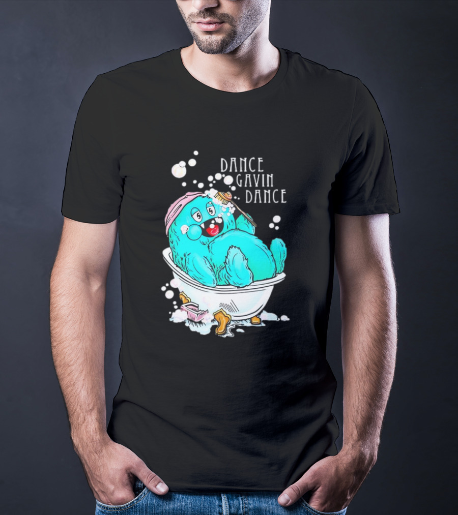 Dance Gavin Dance Band Happy Gobby In Bathtub T-Shirt