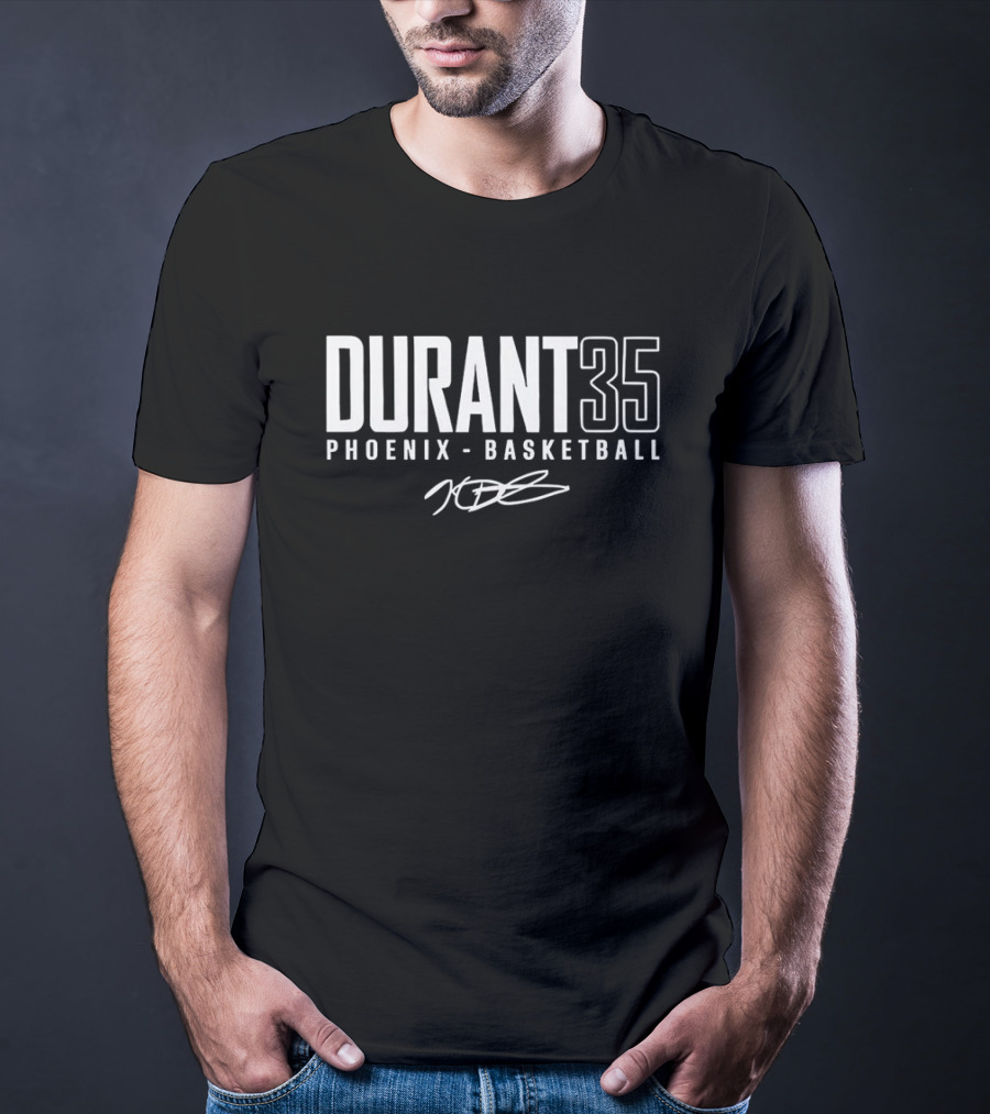 Kevin Durant 35 Phoenix Basketball KD Signature T-Shirt