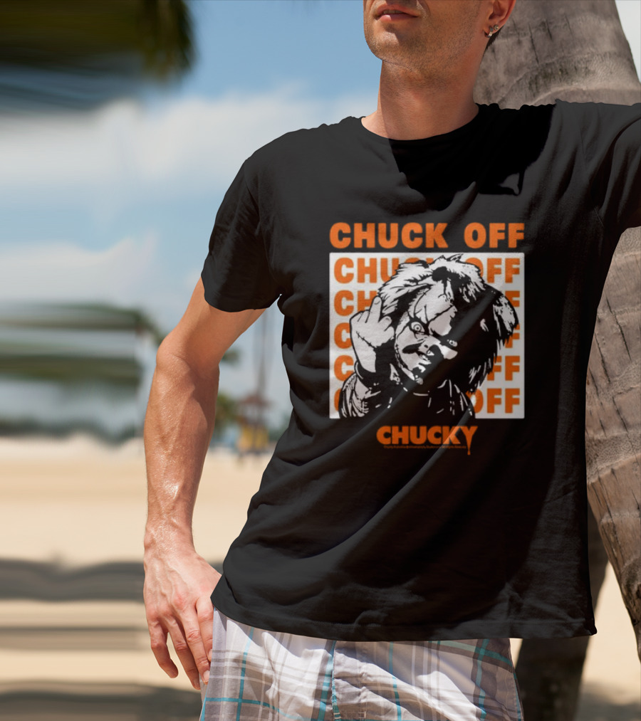 Chuck Off Chucky Horror Icon Society T-Shirt