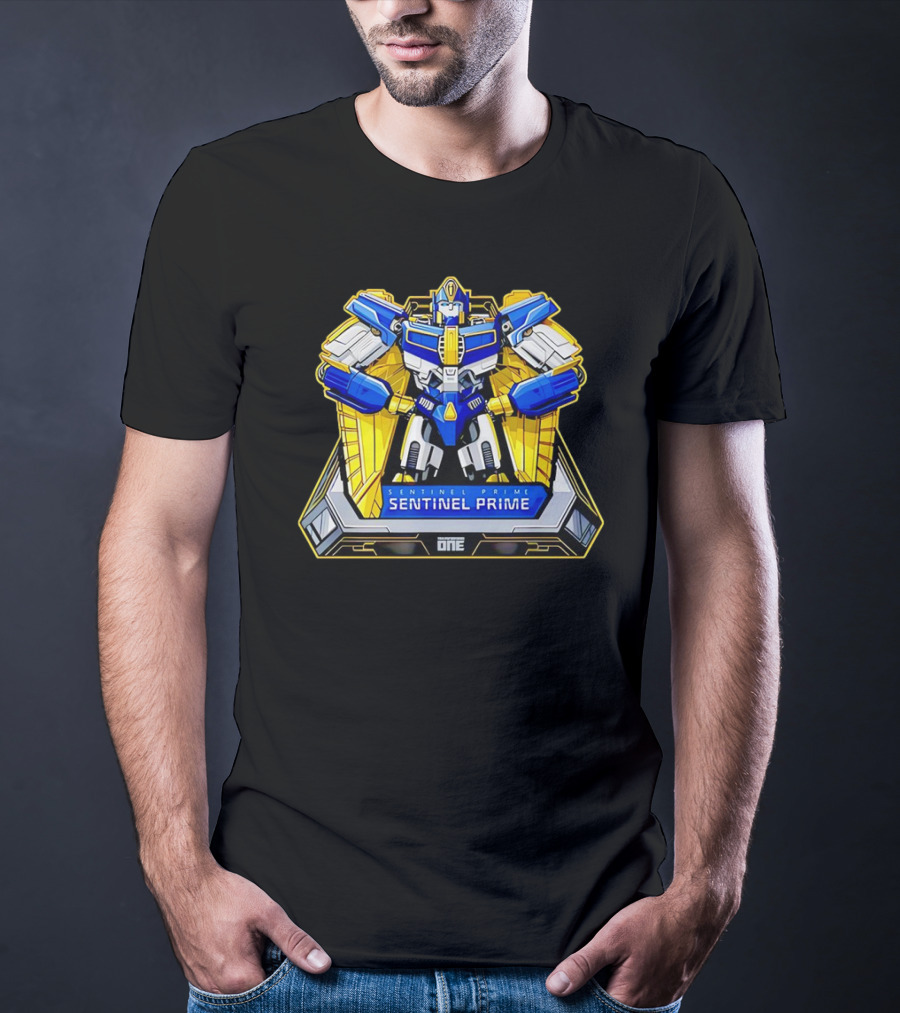 Sentinel Prime Transformers ONE Iconic Retro Big Chest T-Shirt