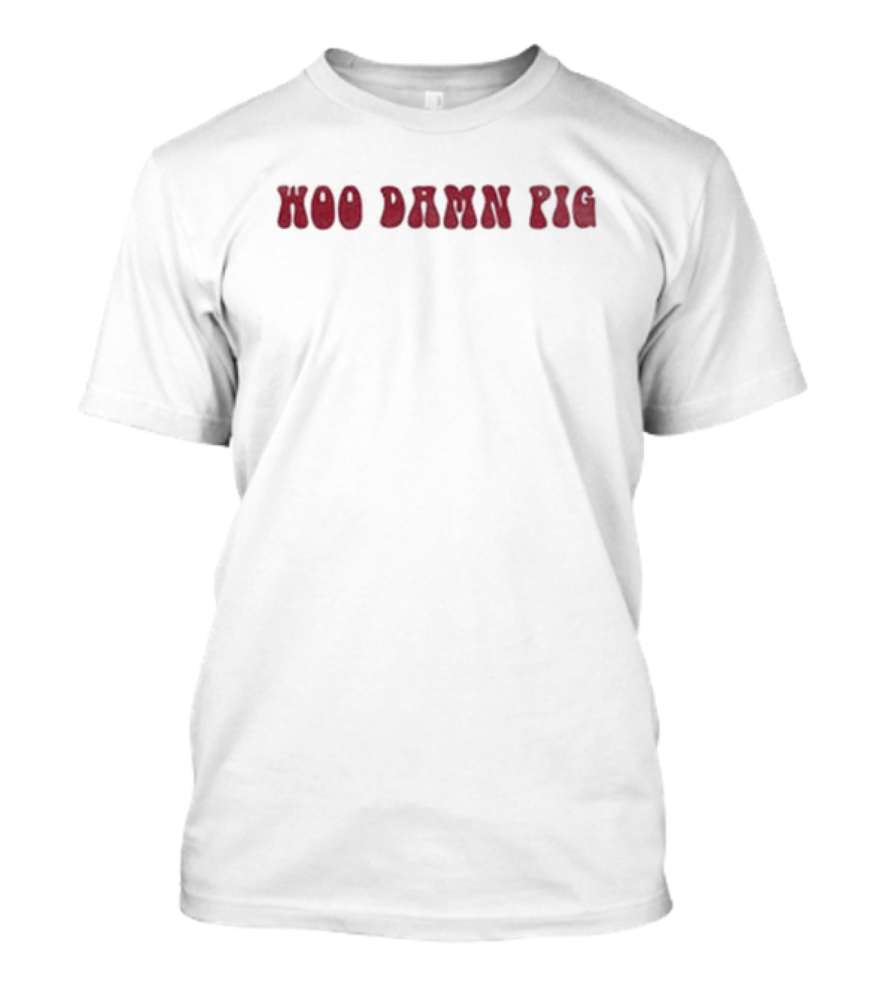 Woo Damn Pig Razorback Cheer T-Shirt