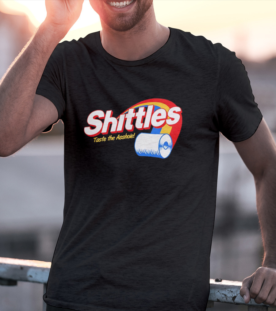 Shittles Taste The Asshole Toilet Paper T-Shirt