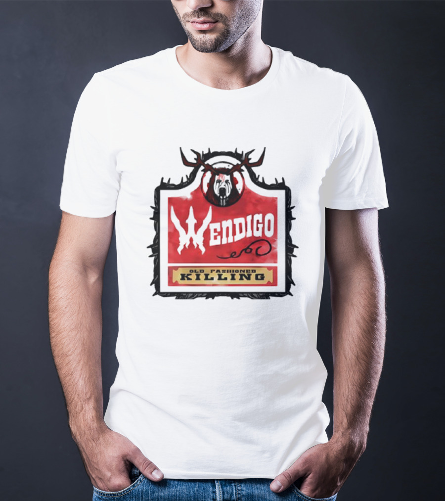 Mongrel Tees Wendigo Old Fashioned Killing Retro T-Shirt