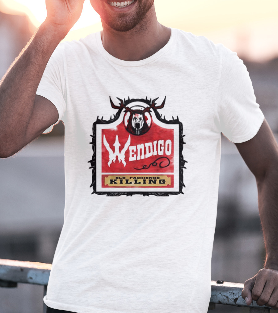 Mongrel Tees Wendigo Old Fashioned Killing Retro T-Shirt