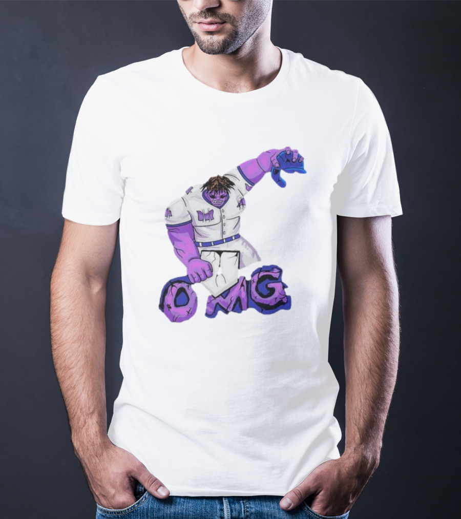 New York Mets OMG Hulk Baseball Smash T-Shirt