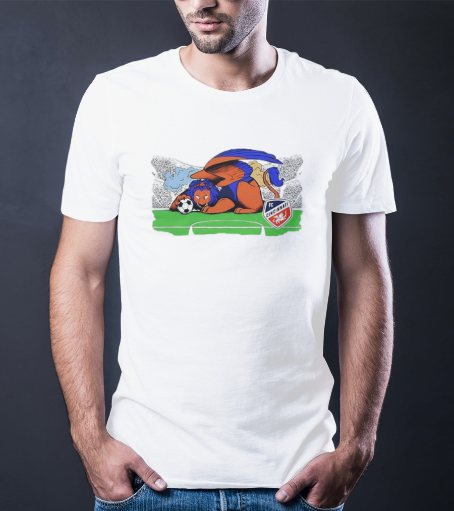 Next Gary The Lion Soccer FC Cincinnati T-Shirt
