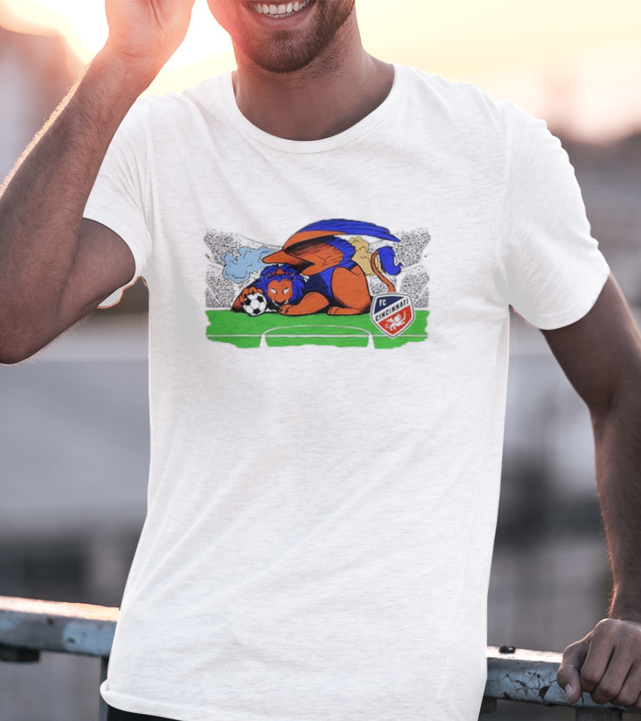 Next Gary The Lion Soccer FC Cincinnati T-Shirt