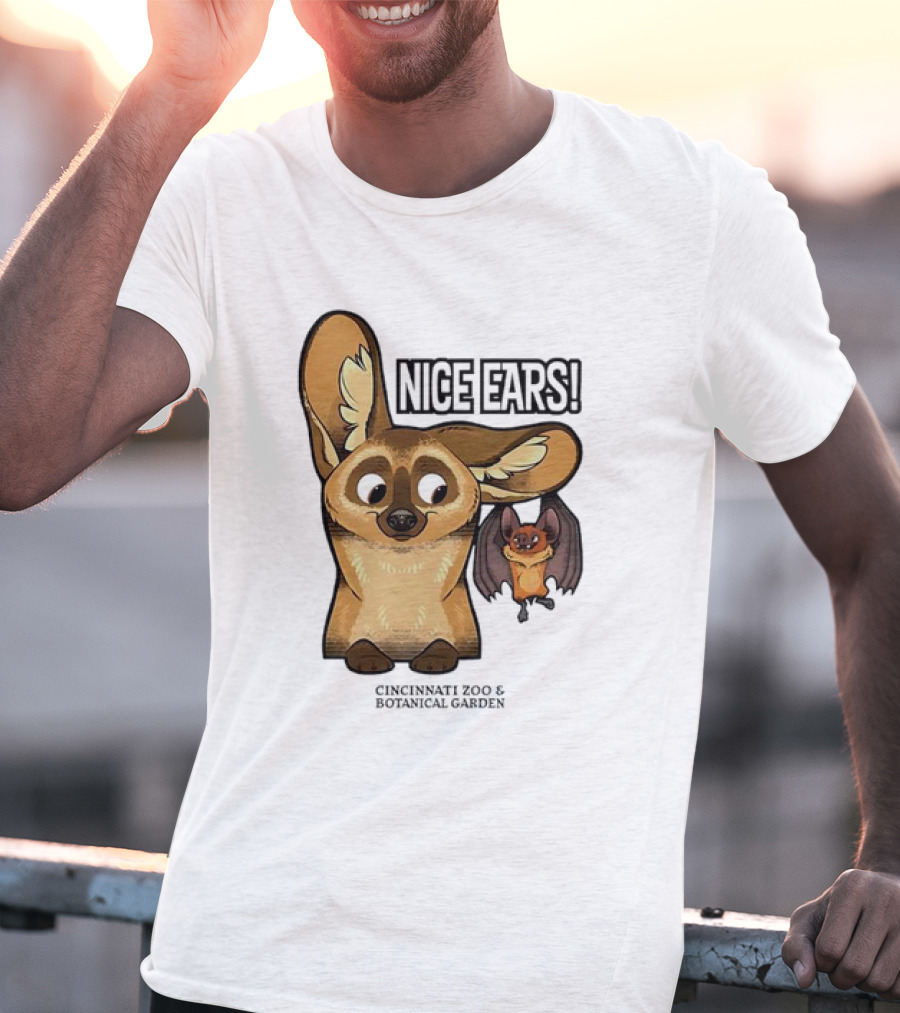 Nice Ears Cincinnati Zoo And Botanical Garden Animal Characters T-Shirt
