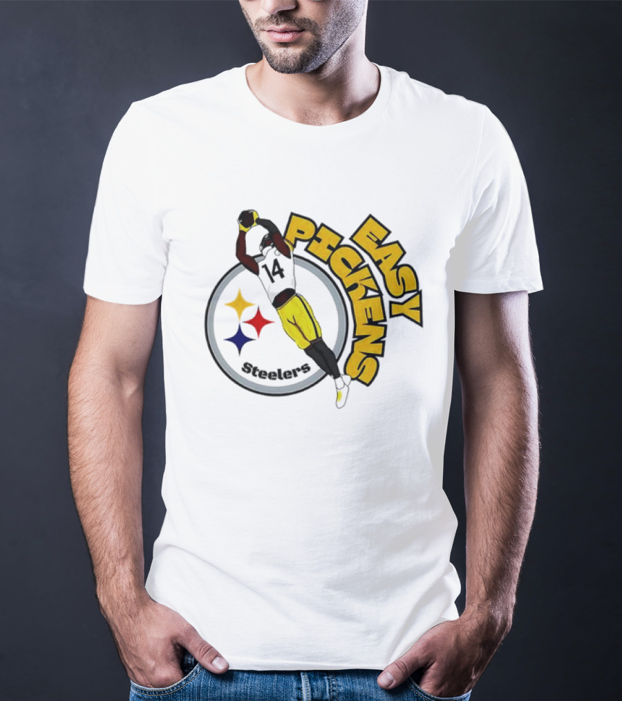 Easy Pickens Steelers Pittsburgh Football Dog Pet T-Shirt