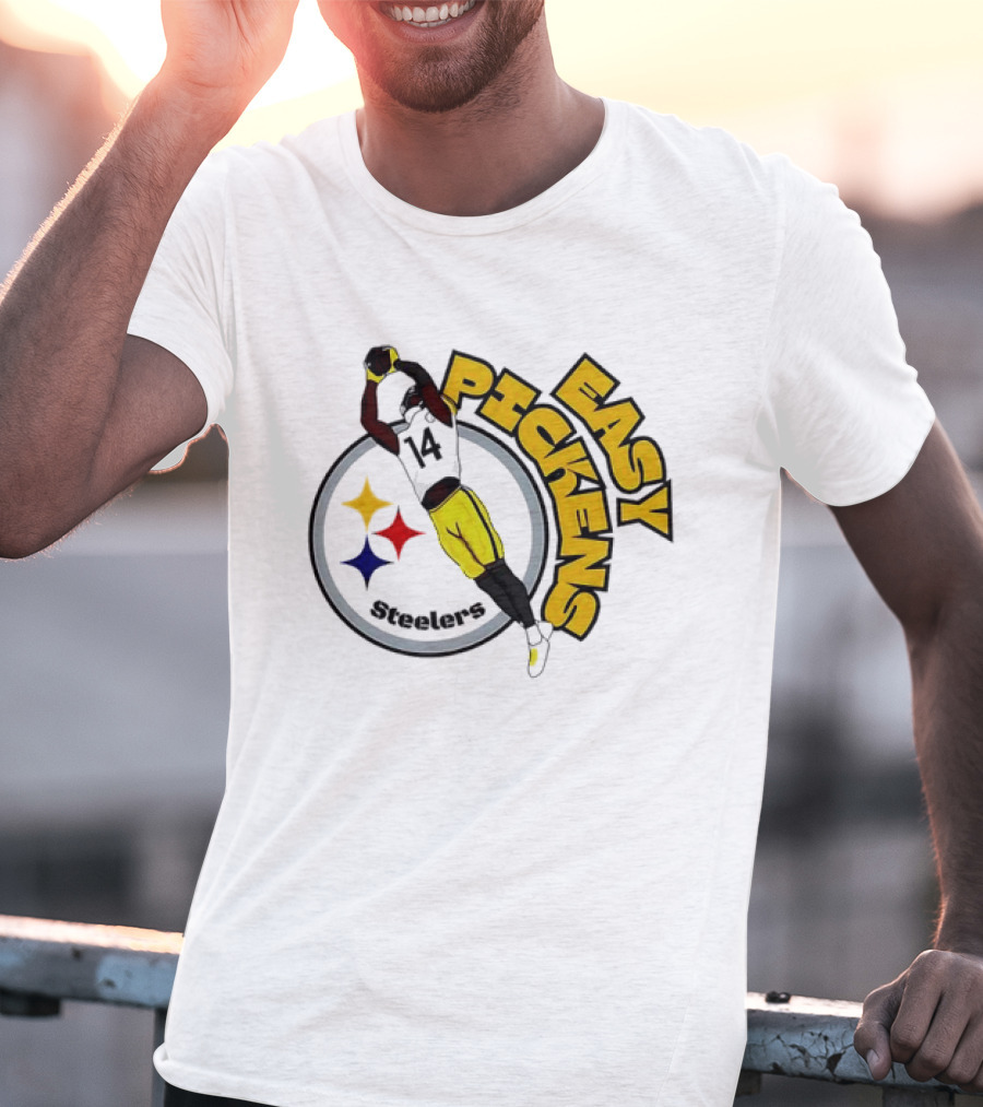 Easy Pickens Steelers Pittsburgh Football Dog Pet T-Shirt