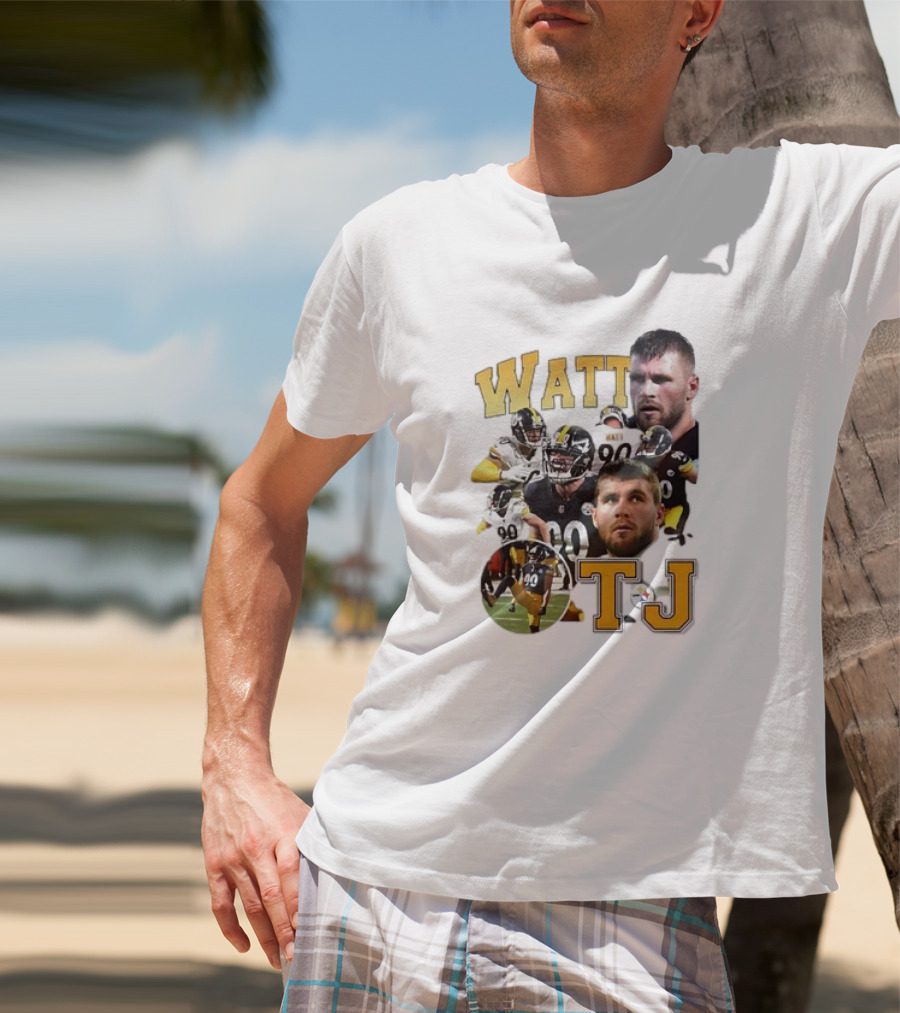 Watt Tj Pittsburgh Steelers Football 90 T-Shirt