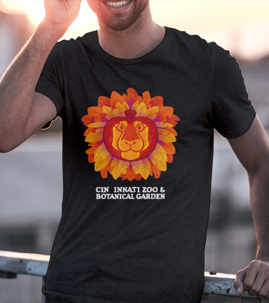 Lion Pumpkin Glow Cincinnati Zoo And Botanical Garden T-Shirt