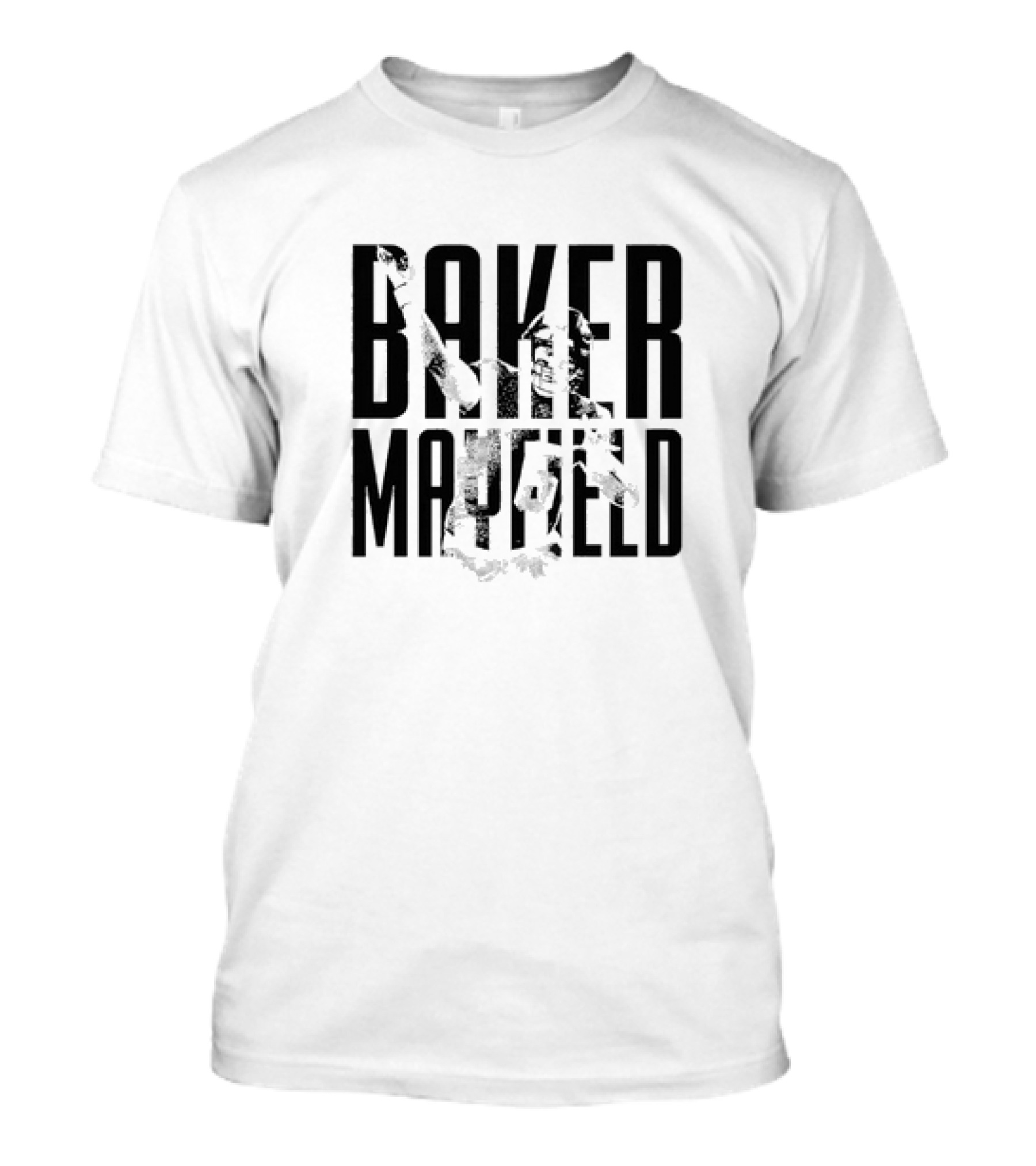 Baker Mayfield Tampa Bay Football Overlay Text T-Shirt