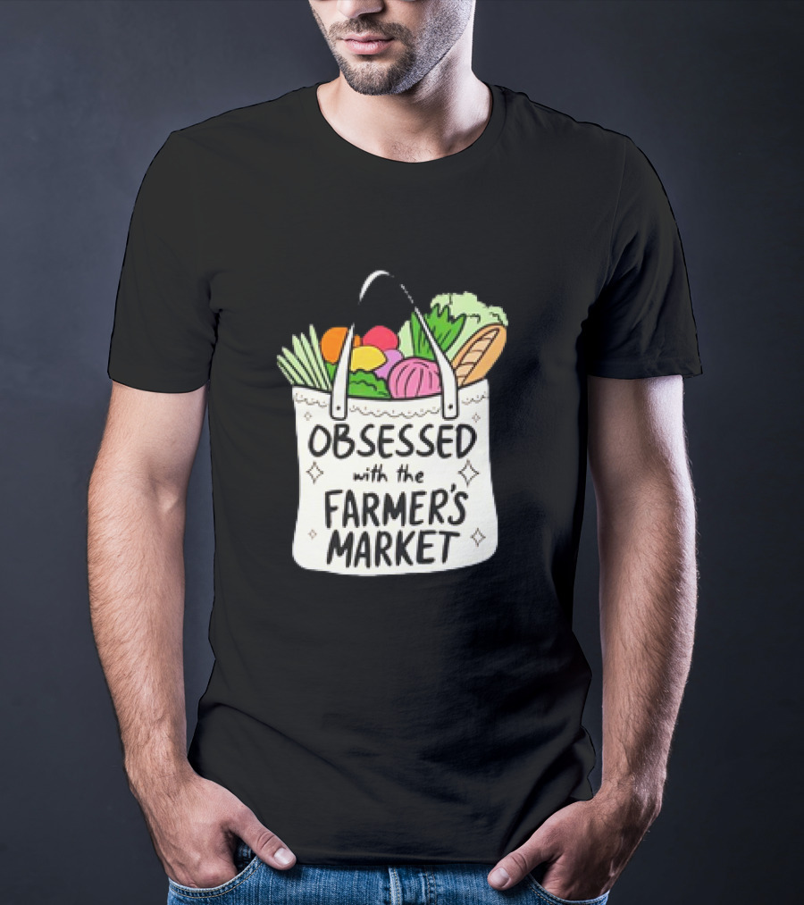 Obsessed With The Farmer’s Market Vegetables Tote Bag T-Shirt