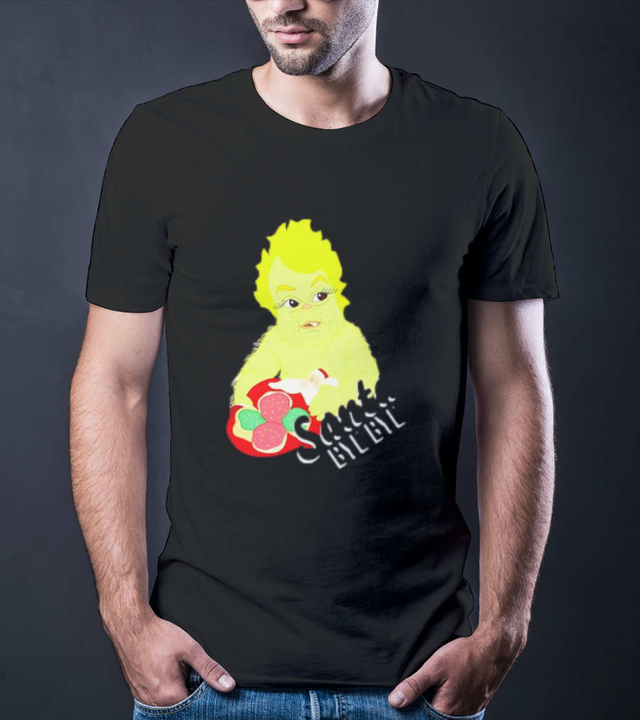 Retro Baby Grinch Santa Bye Bye T-Shirt