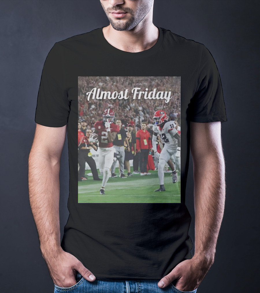 Almost Friday Ryan Williams Alabama Football Action T-Shirt