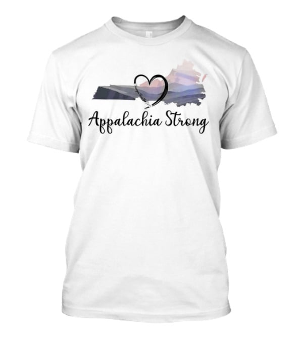 Appalachia Strong Heart Hurricane Helene Strong Than The Storm T-Shirt