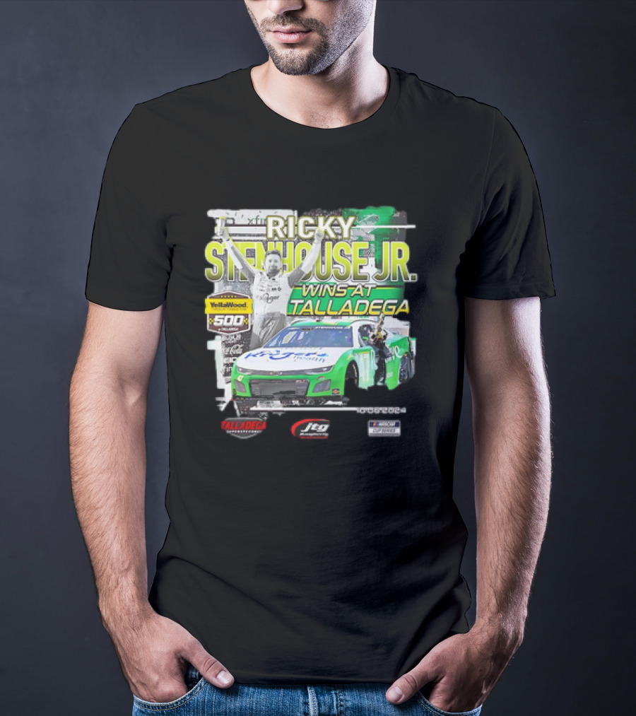 Ricky Stenhouse Jr. Wins At Talladega YellaWood 500 Race T-Shirt