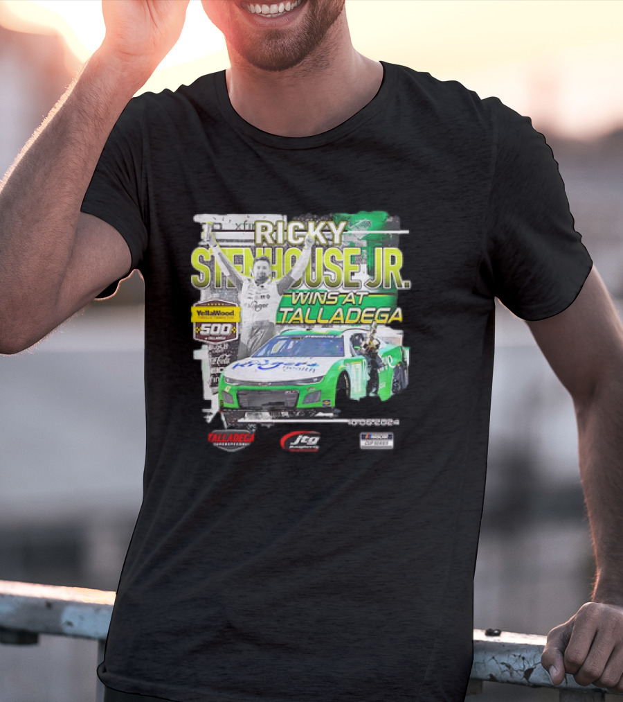 Ricky Stenhouse Jr. Wins At Talladega YellaWood 500 Race T-Shirt