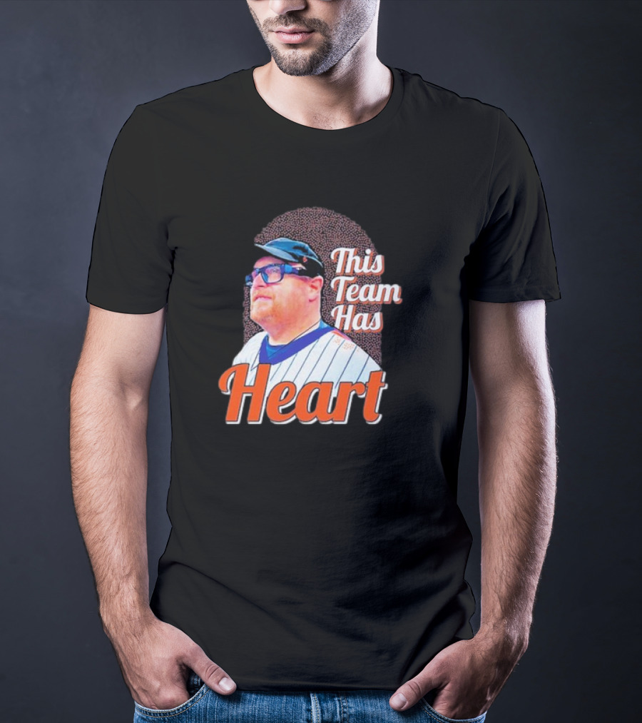 Frank Fleming This Team Has Heart New York Mets T-Shirt