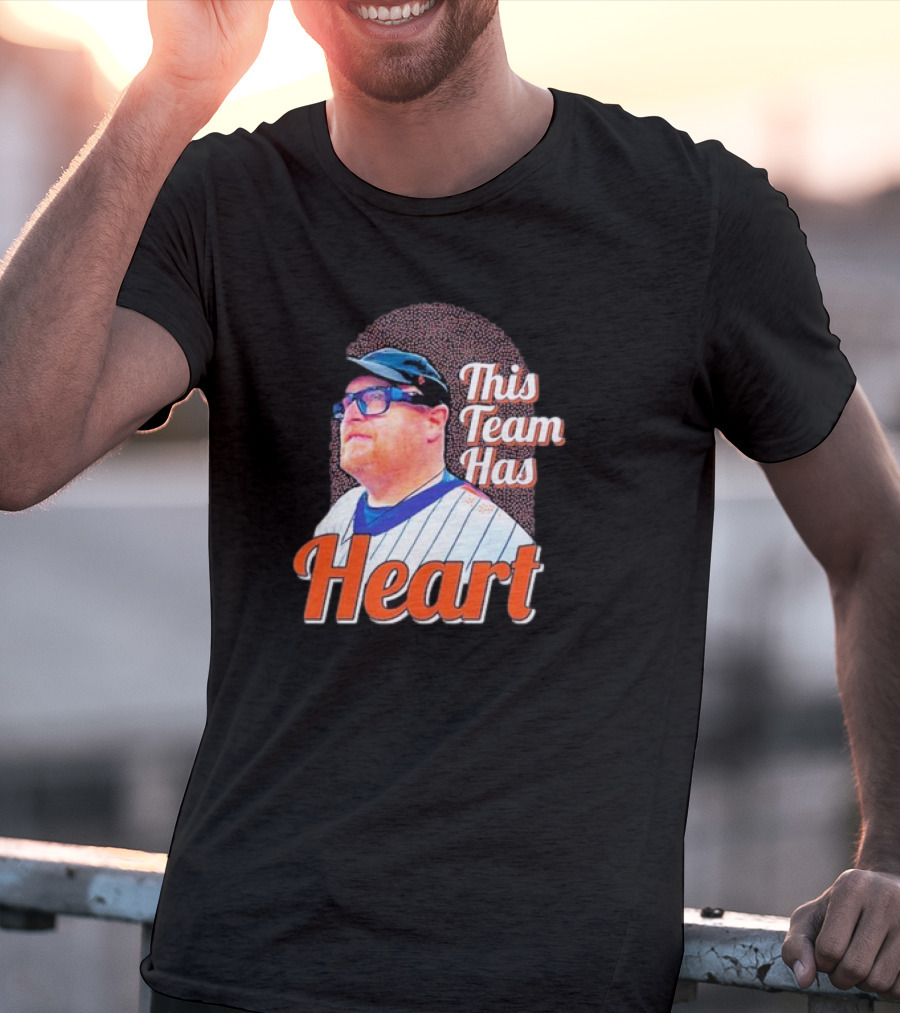 Frank Fleming This Team Has Heart New York Mets T-Shirt