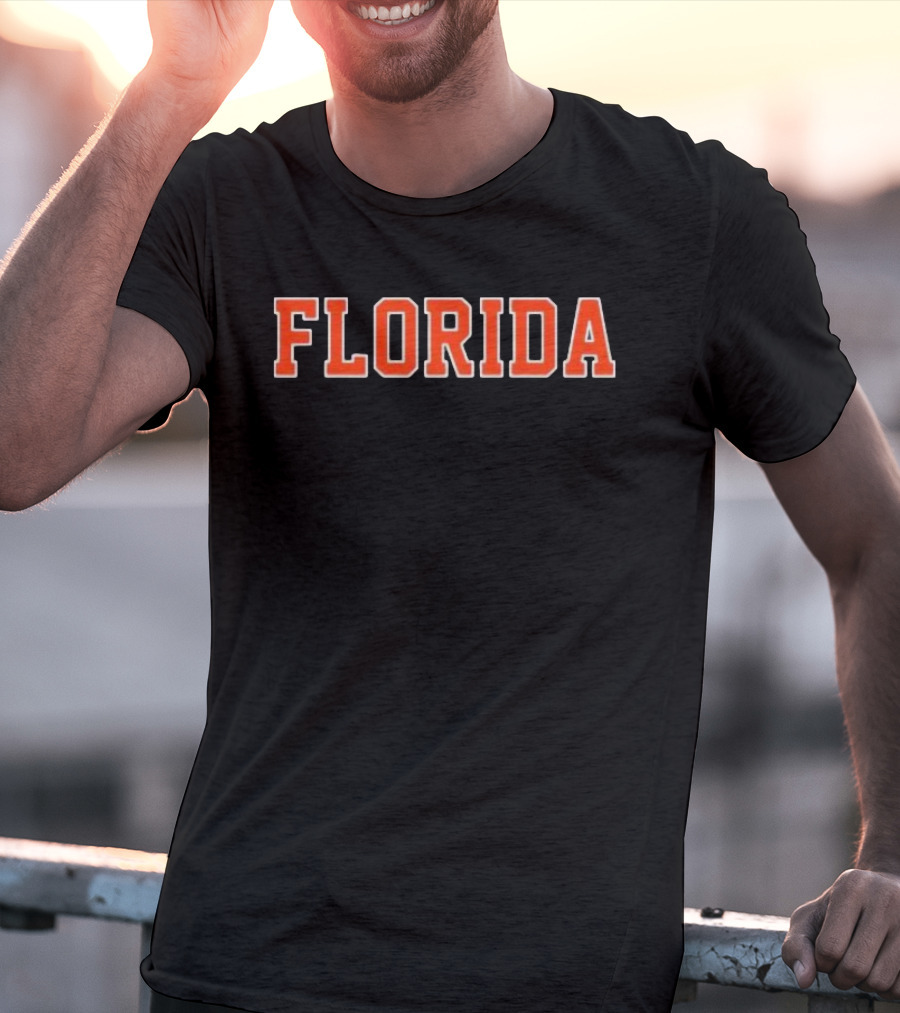 Florida Orange Retro T-Shirt