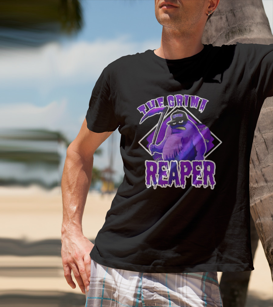 New York Mets The Grima Reaper Queens Baseball Character T-Shirt