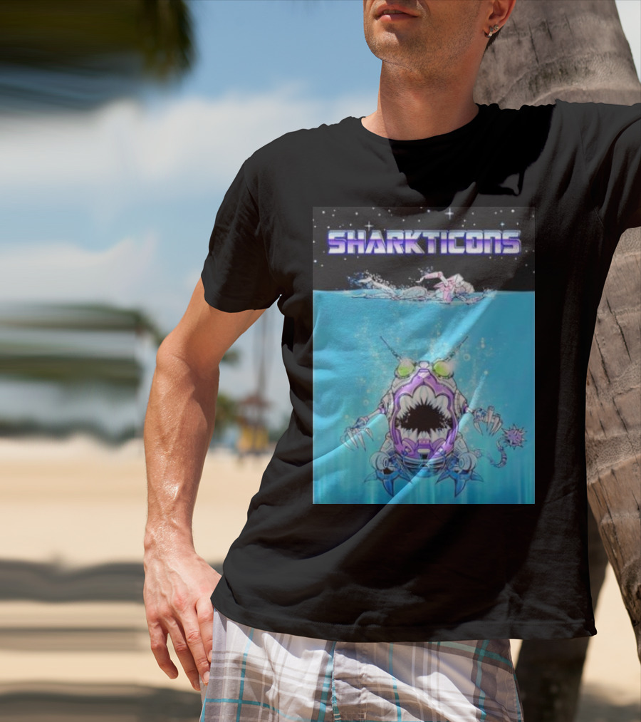 Sharkticons Underwater Robot Monsters T-Shirt