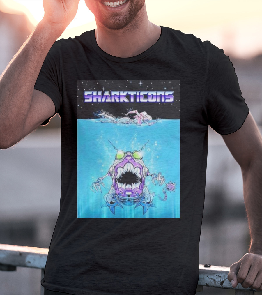 Sharkticons Underwater Robot Monsters T-Shirt