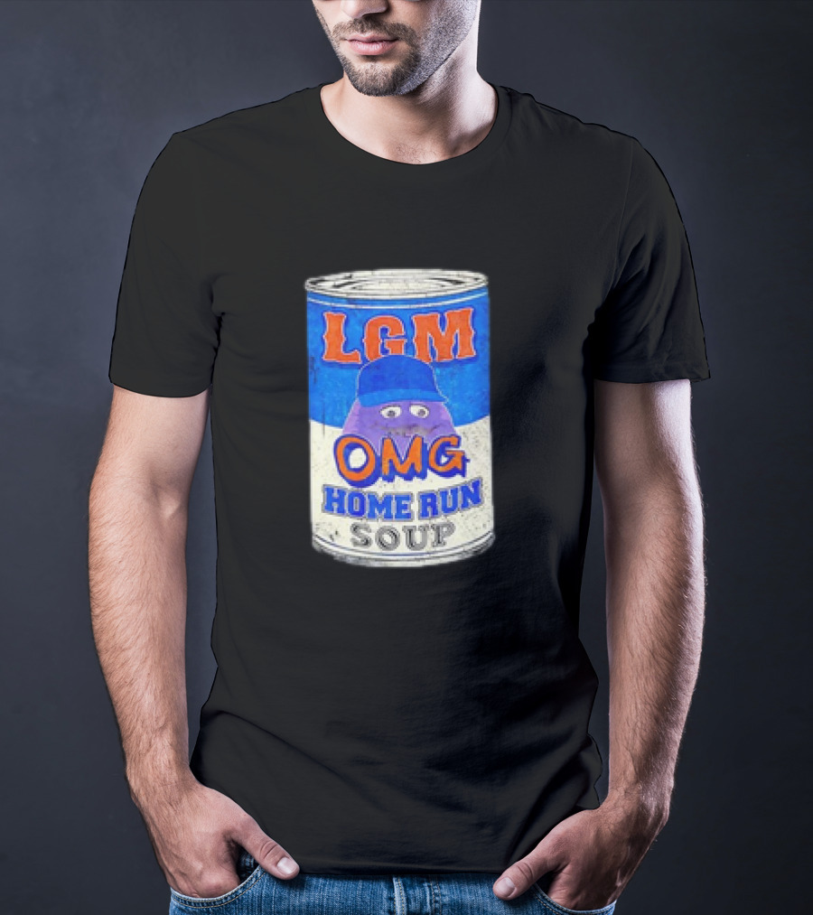 LGM OMG Home Run Soup New York Retro T-Shirt