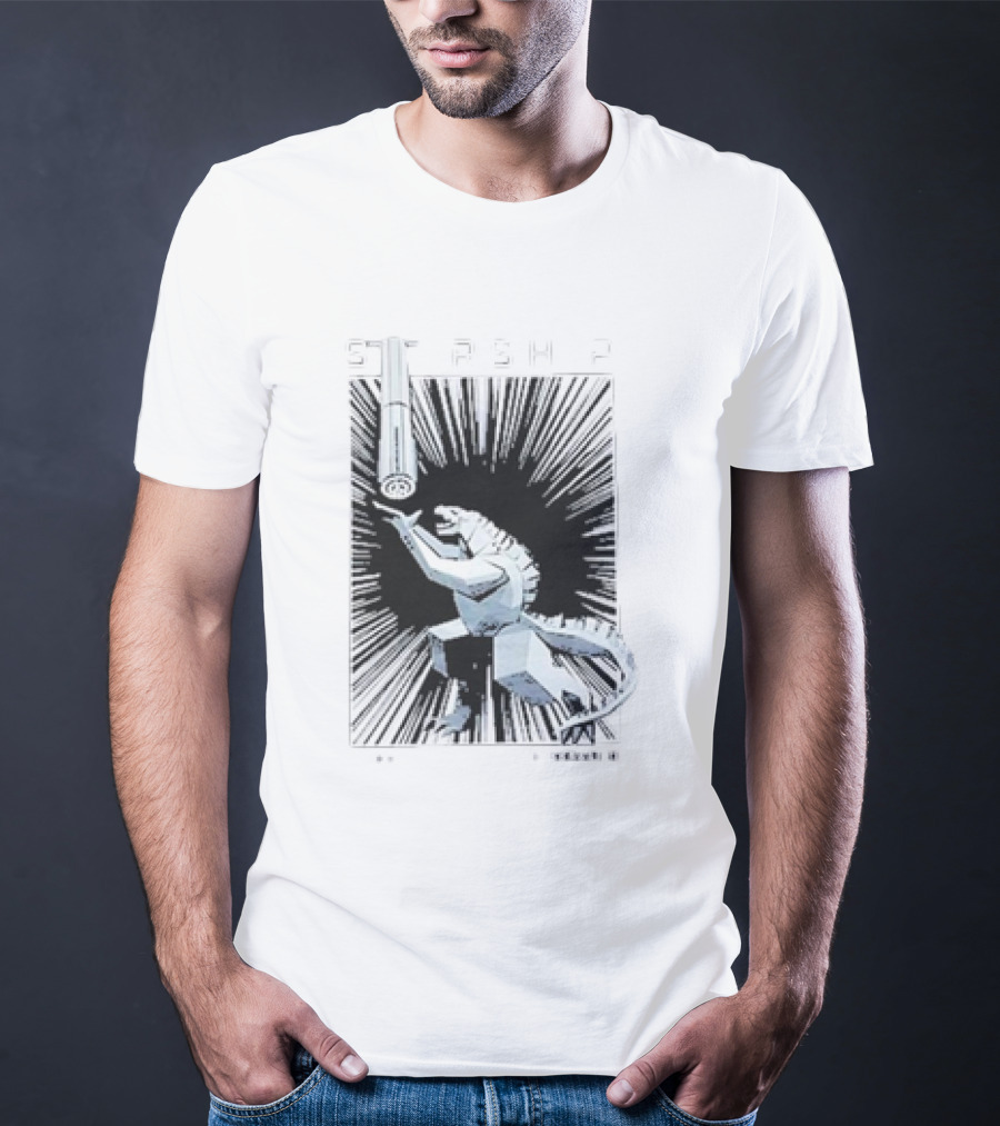 Starship Flight 5 Mecha Dinosaur Space Adventure T-Shirt