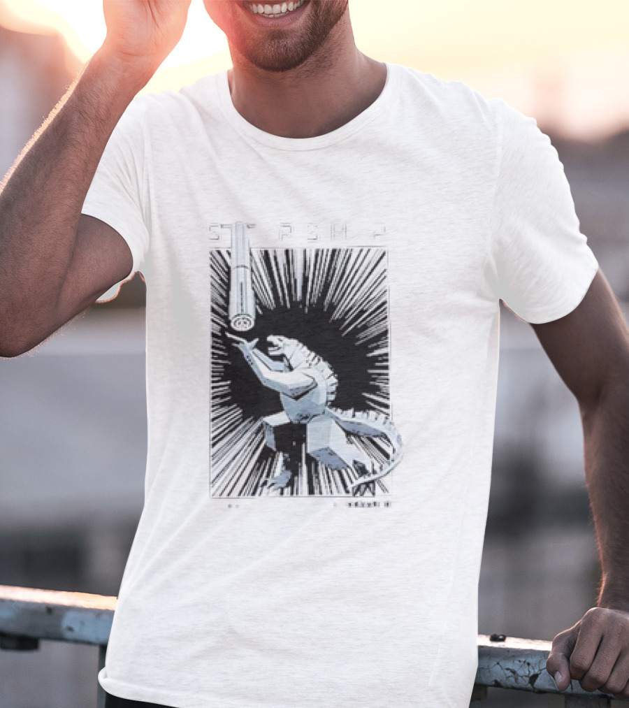 Starship Flight 5 Mecha Dinosaur Space Adventure T-Shirt