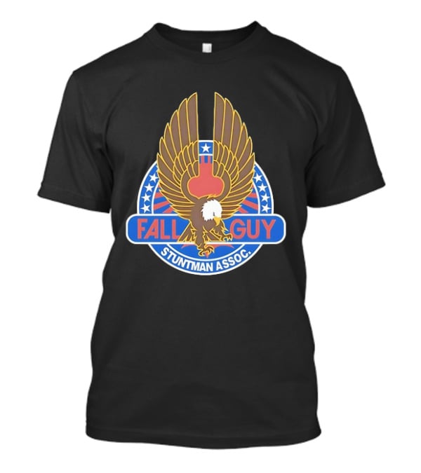 Fall Guy Stuntman Assoc Bald Eagle Emblem T-Shirt