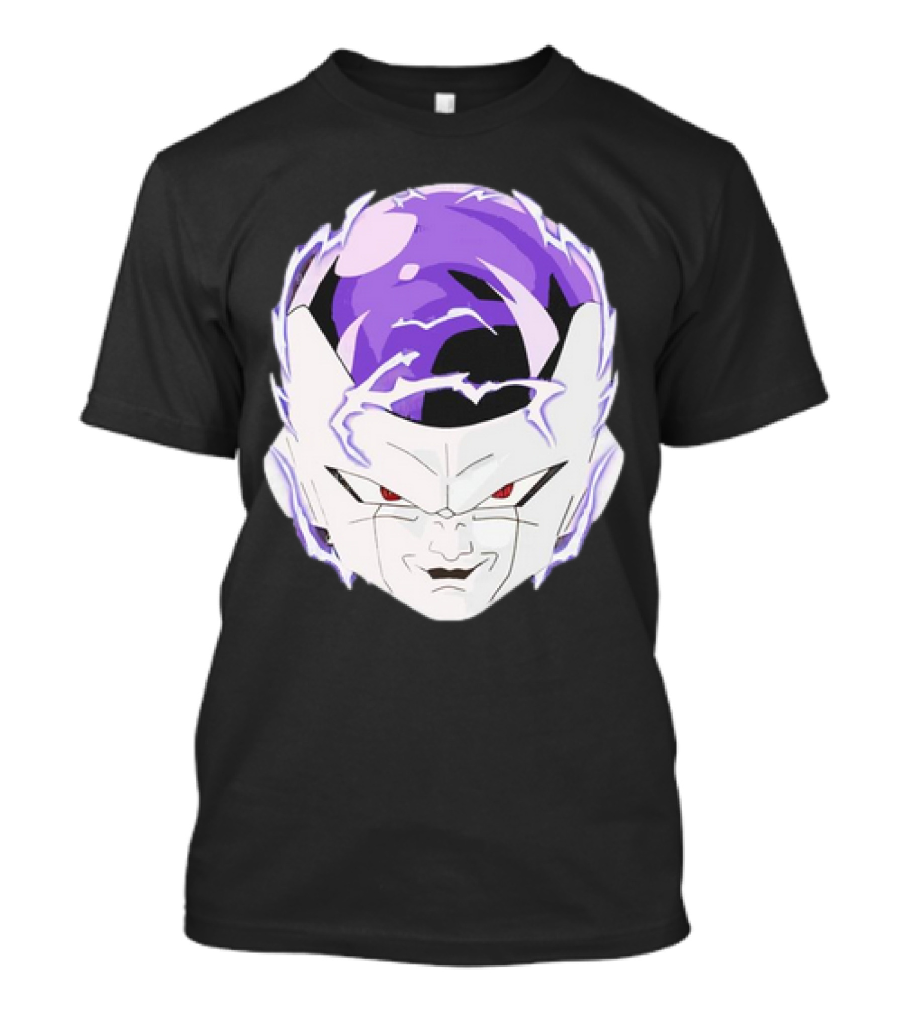Frieza Dragon Ball Face With Purple Accents T-Shirt