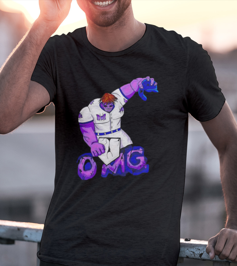 Omg New York Mets Winker Smash Postseason T-Shirt