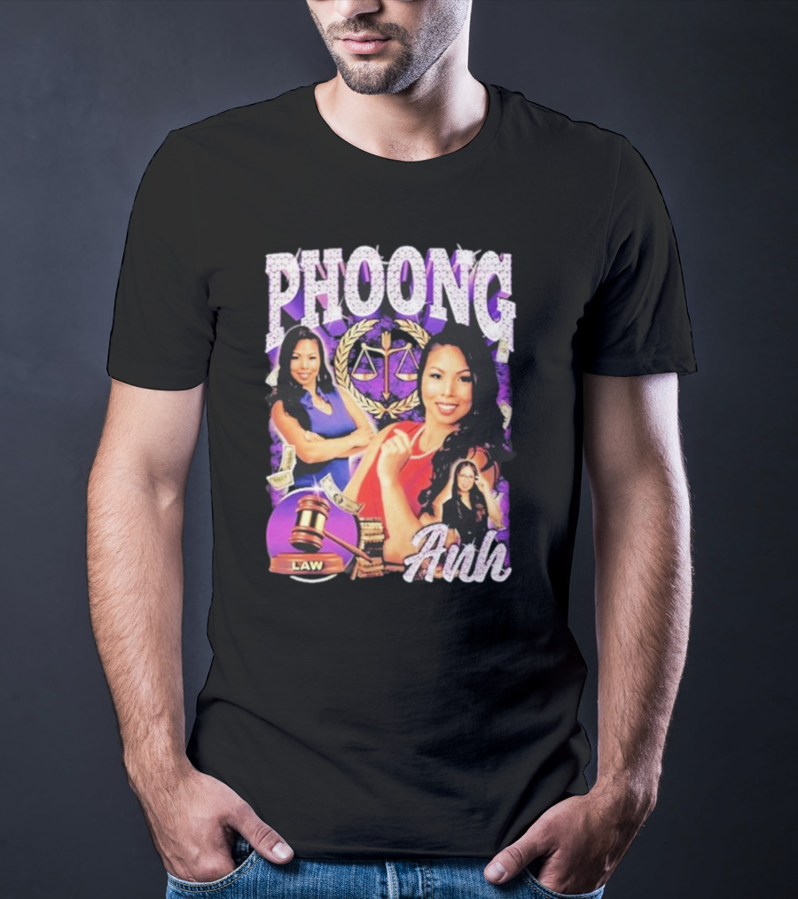 Bay Area Phoong Law Anh With Scales And Gavel T-Shirt