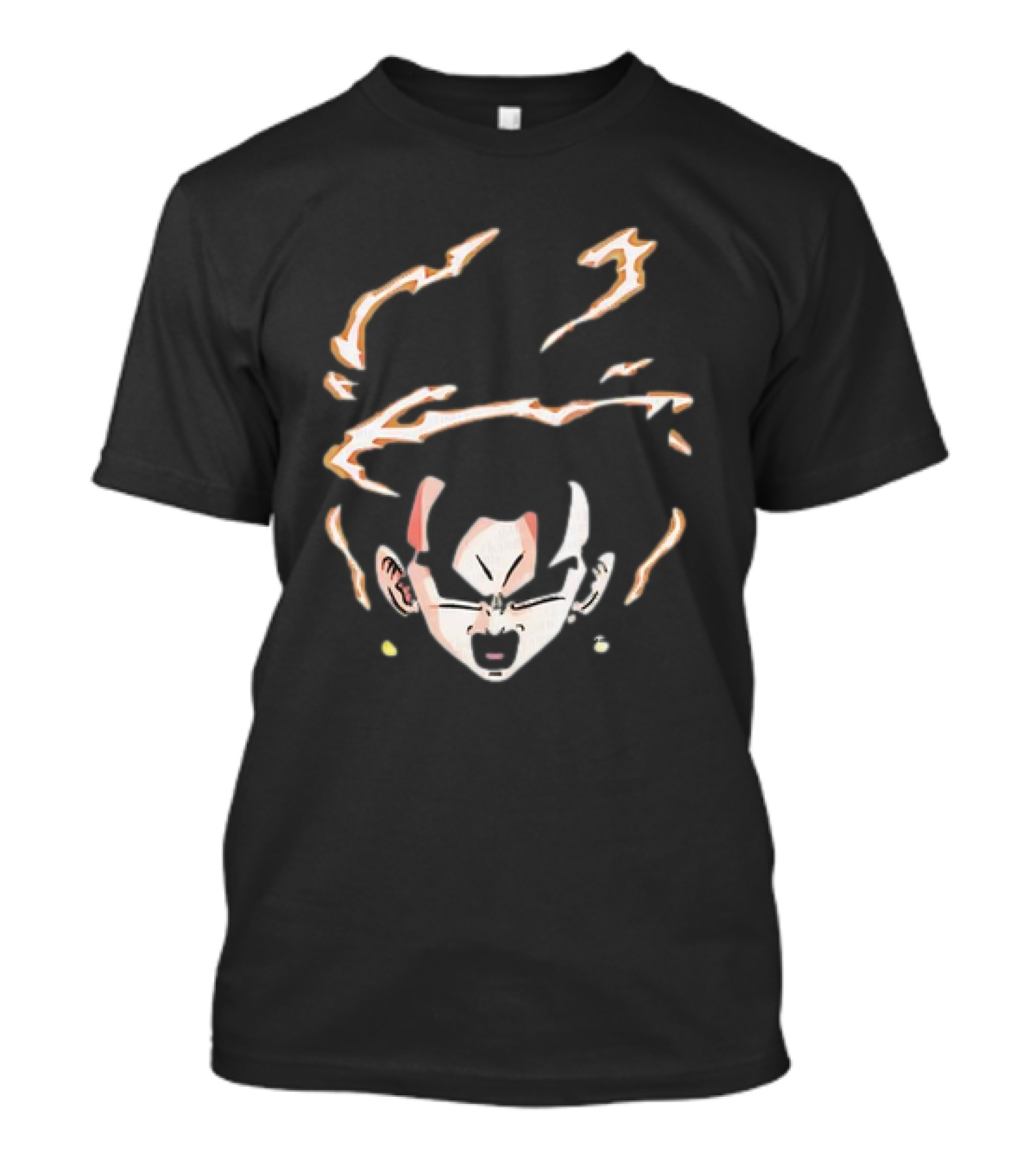 Vegito Dragon Ball Super Saiyan Fusion Face Anime T-Shirt