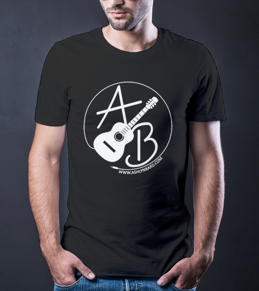 Ashlyn Bard AB Guitar Logo Www.ashlynbard.com T-Shirt